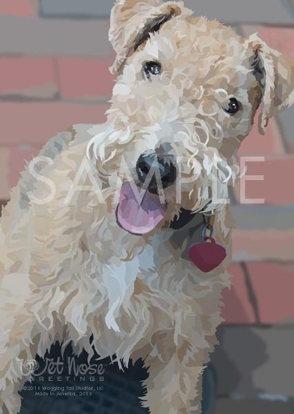 Wet Nose Greetings Card, 5