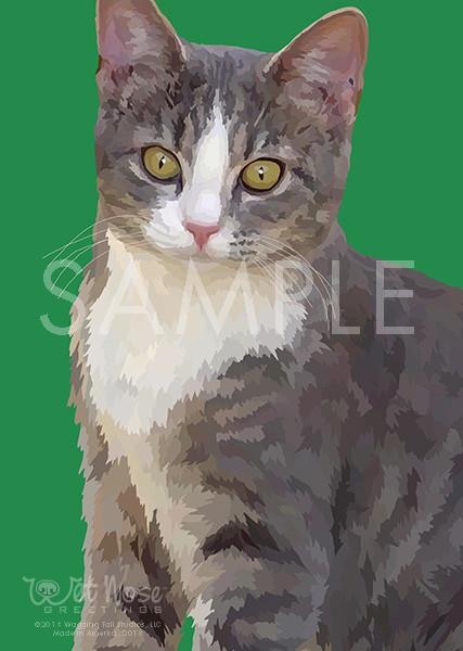 Wet Nose Greetings Card, 5