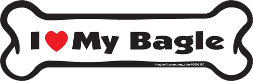 Imagine This Car Magnet, I Heart My... Purebreeds A-L