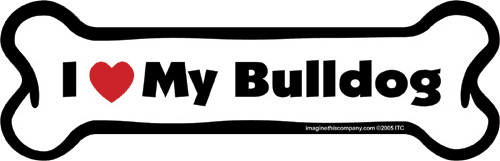 Imagine This Car Magnet, I Heart My... Purebreeds A-L