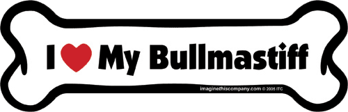 Imagine This Car Magnet, I Heart My... Purebreeds A-L