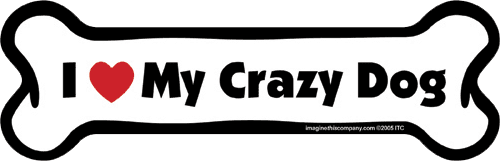 Imagine This Car Magnet, I Heart My... Purebreeds A-L