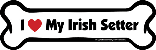 Imagine This Car Magnet, I Heart My... Purebreeds A-L