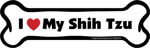 Imagine This Car Magnet, I Heart My... Purebreeds A-L