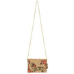 Doxie Beaded Dog and Floral Crossbody Mini Handbag