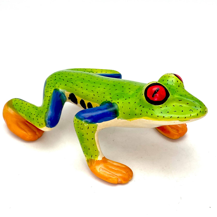 Soapstone Frog, Red Eyed Tree Frog, 6