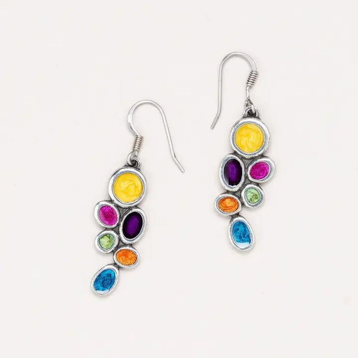 Wire Earrings by Danforth Pewter