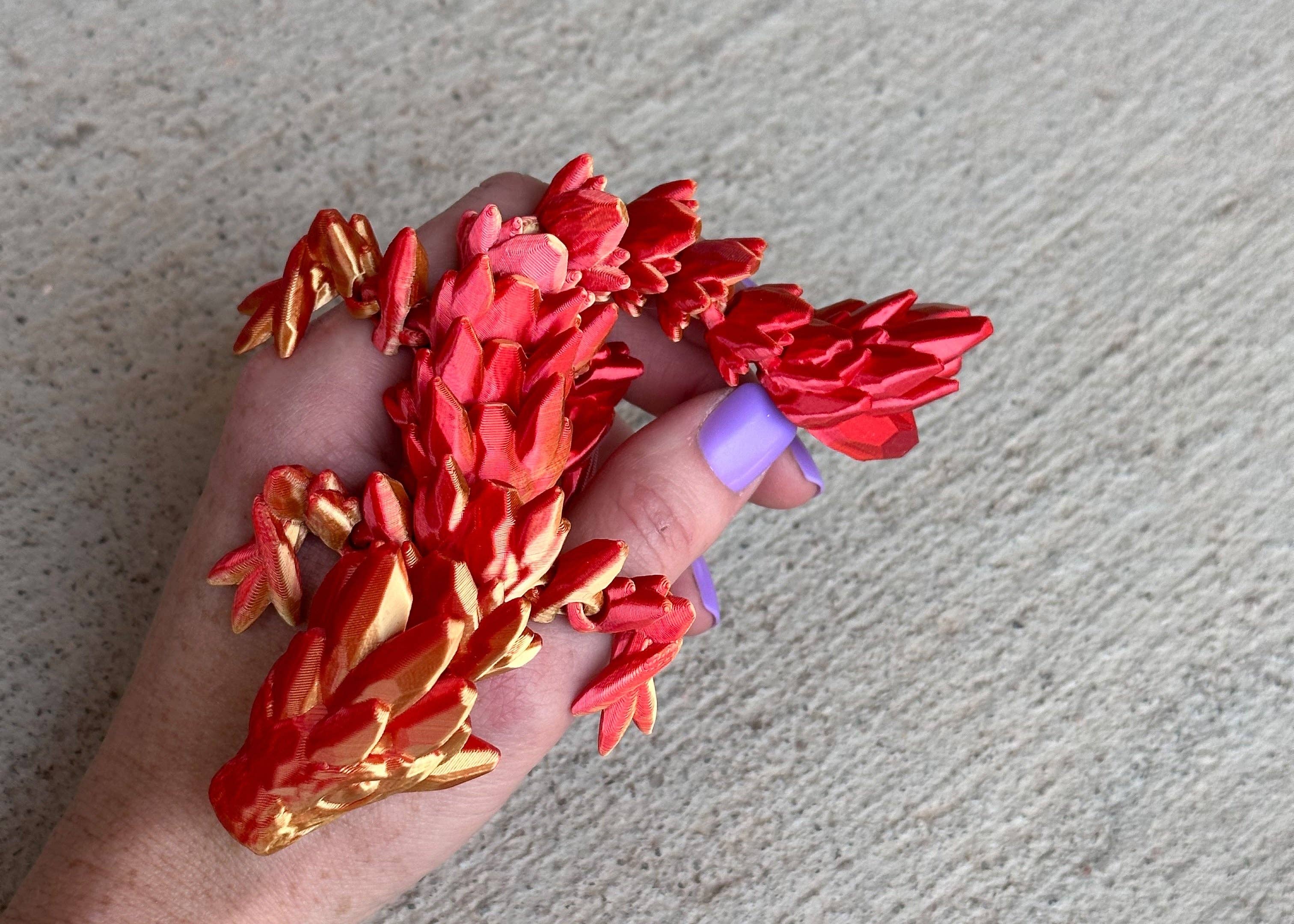 Baby Gemstone Dragon 3D Printed Fidget Toy for Kids