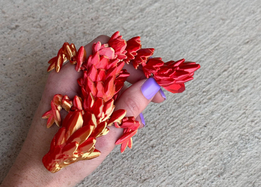 Baby Gemstone Dragon 3D Printed Fidget Toy for Kids