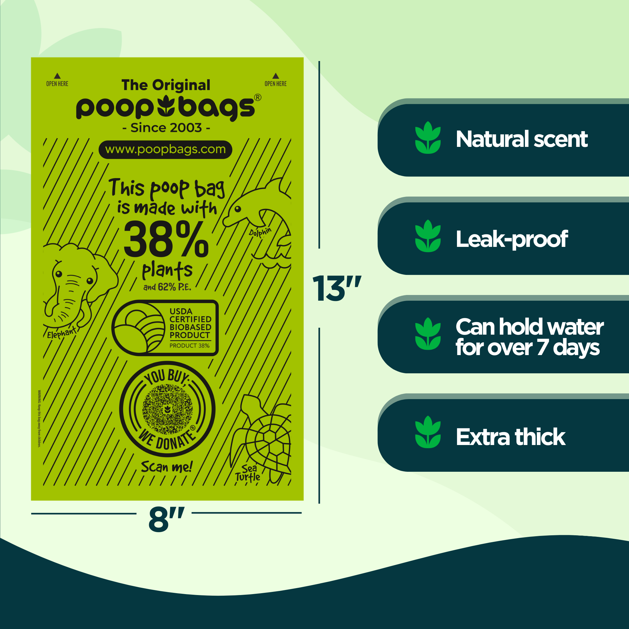 The Original Poop Bags® Bulk Roll