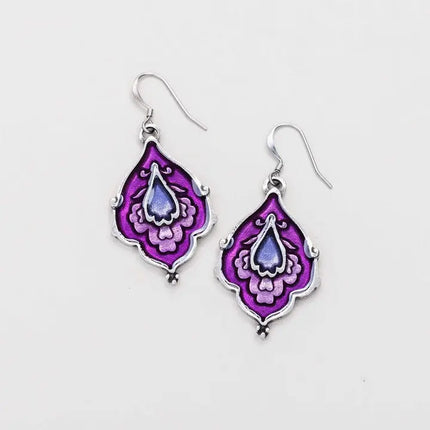 Wire Earrings by Danforth Pewter