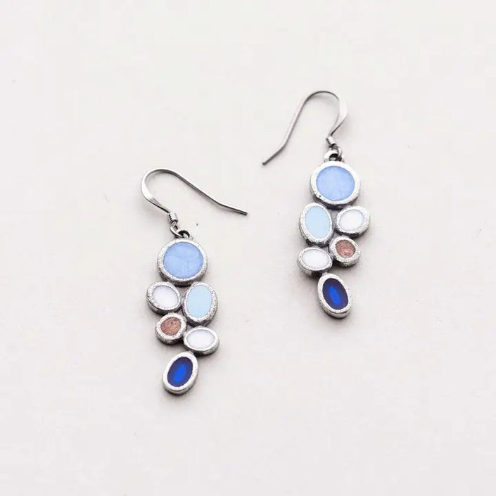 Wire Earrings by Danforth Pewter