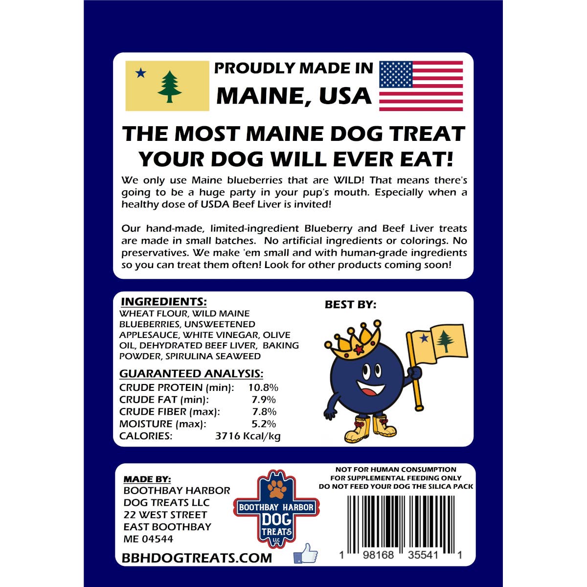 Lil Blues - Wild Maine Blueberry and Beef Liver Dog Treats