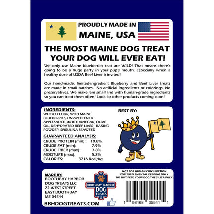Lil Blues - Wild Maine Blueberry and Beef Liver Dog Treats