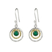 INFINITY UNIVERSE EARRINGS - GREEN ONYX