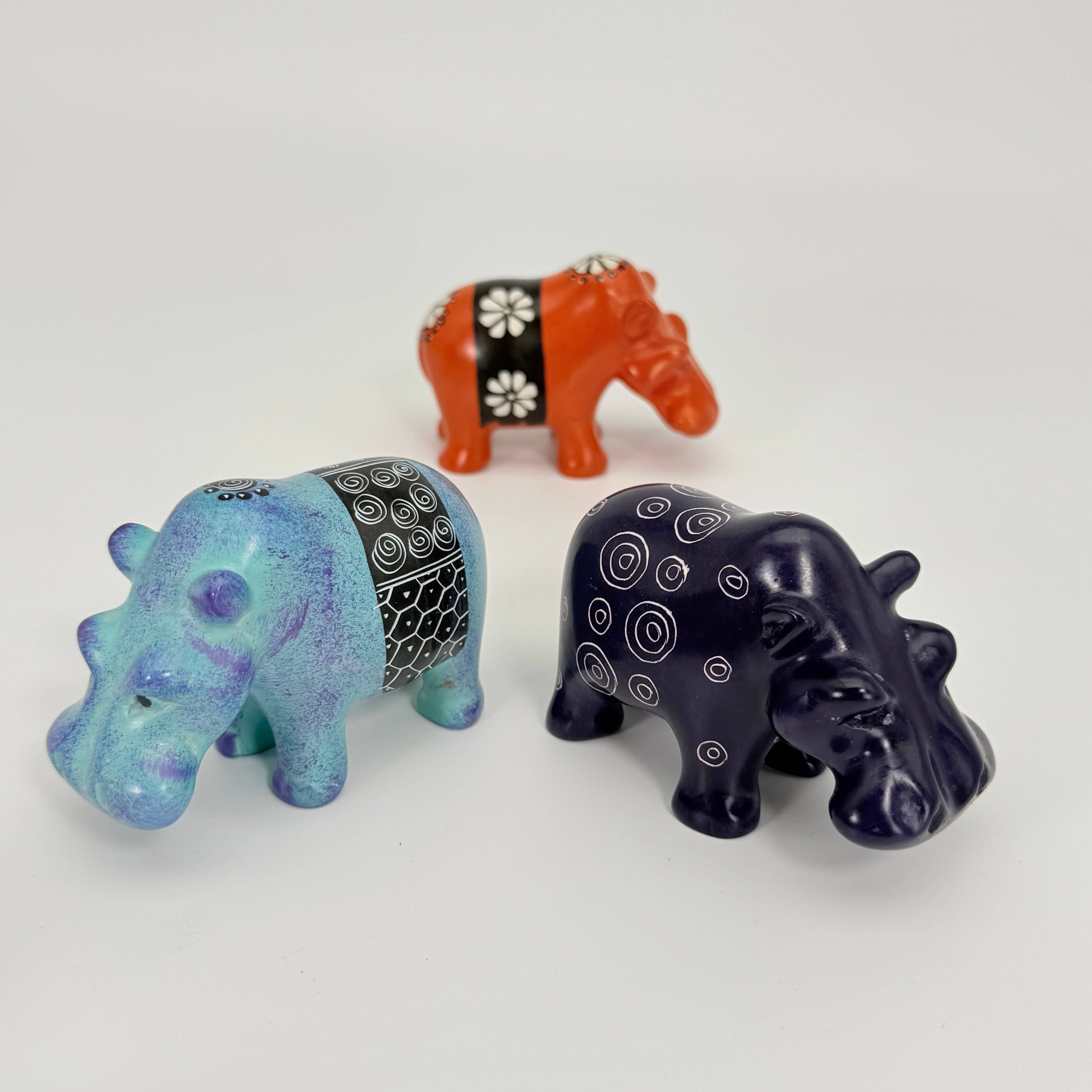 Soapstone Hippopotomus, Realistic 4