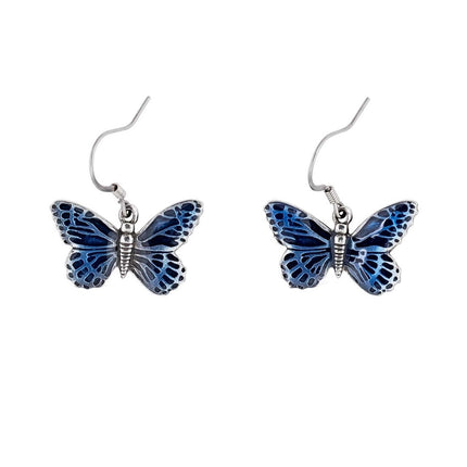 Wire Earrings by Danforth Pewter