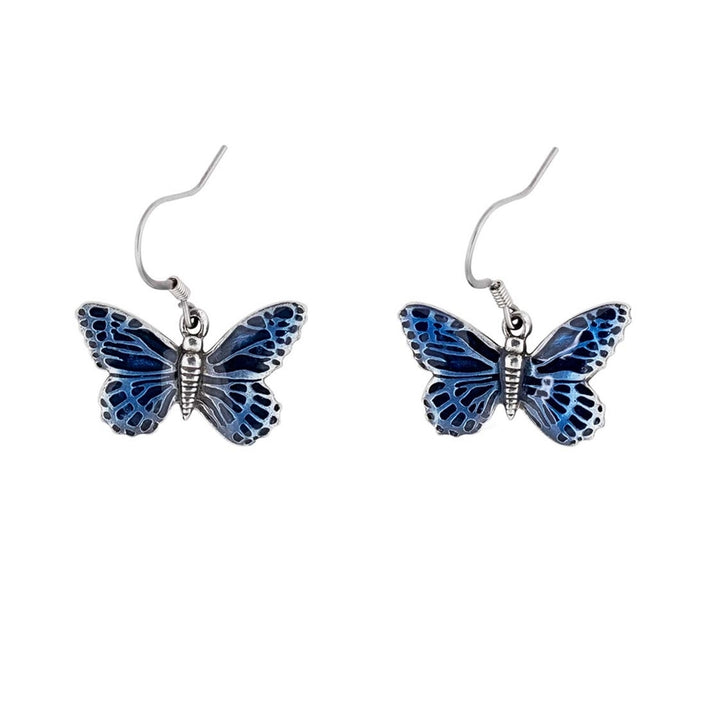 Wire Earrings by Danforth Pewter