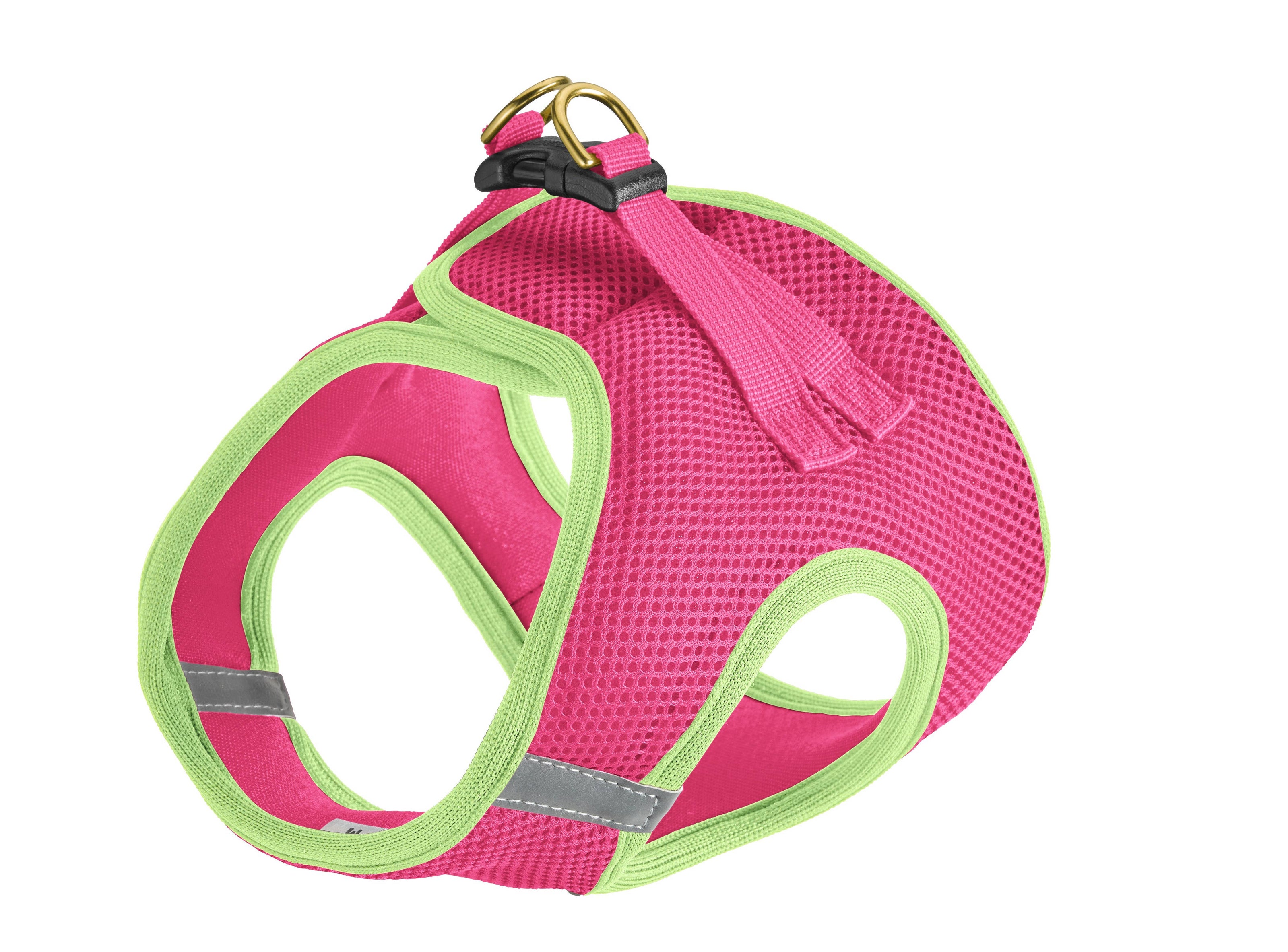Pink and Lime Small Dog Vest Harness