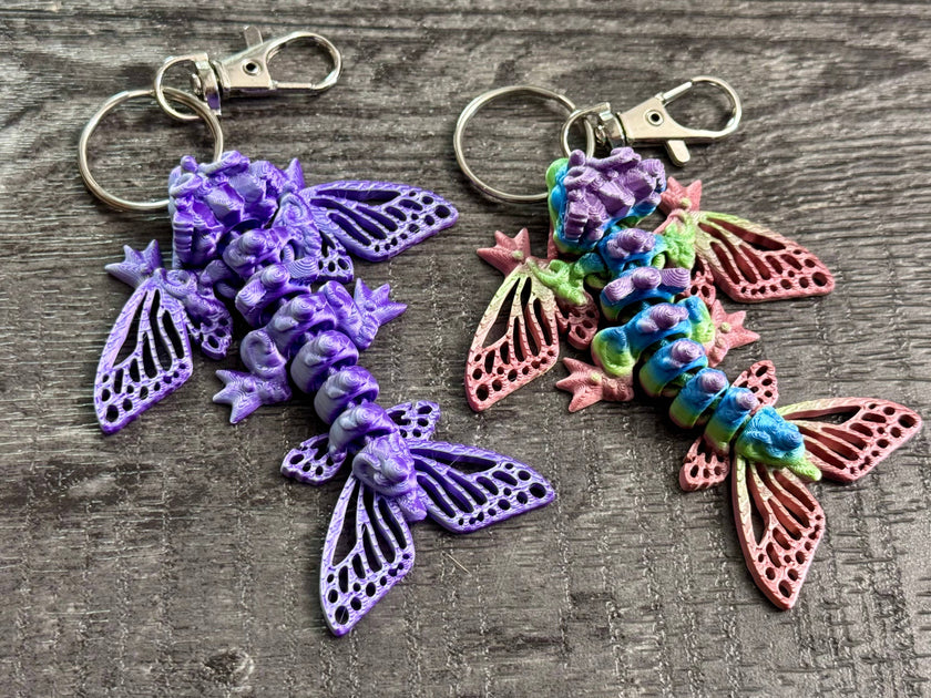Butterfly Wyvern Keychain & Toy - 3D Printed