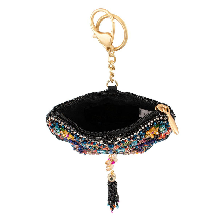 Flight of Fancy Butterfly Beaded Coin Purse
