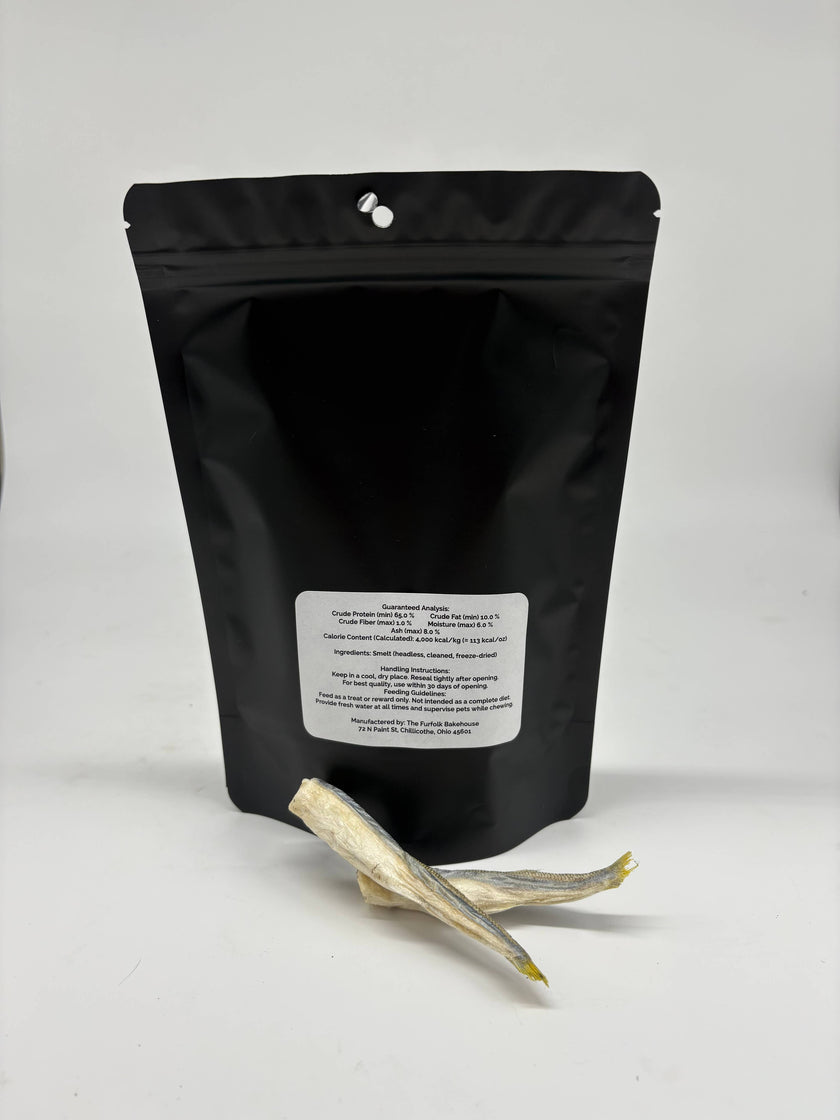 Freeze-Dried Smelt Treats for Dogs & Cats
