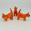 Soapstone Cat, Orange, Detailed, 4