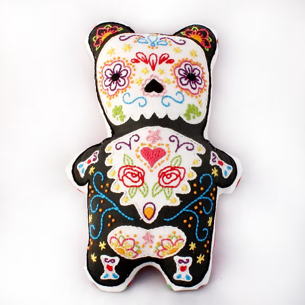 Day of the Dead Bear Sewing Kit