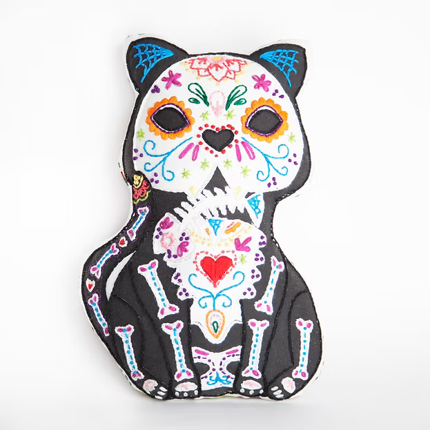 Day of the Dead Cat Sewing Kit
