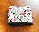 Mah Jongg Card Holder for Players, Zipper Pouch, Chinese Game Print, Coin Purse