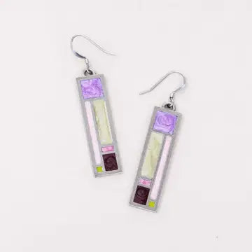 Wire Earrings by Danforth Pewter