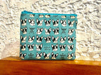 Dog Print Zipper Pouch: Coin Purse, Makeup Bag, Gift for Dog Lovers