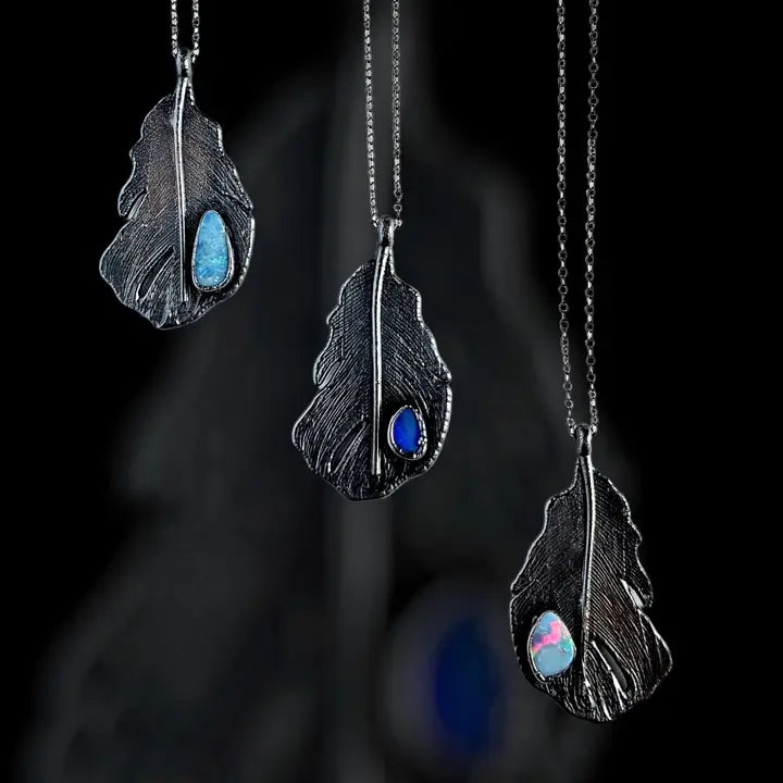 Merging Metal Necklaces