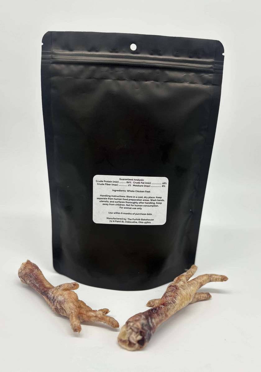 Freeze-Dried Chicken Feet Dog Treats
