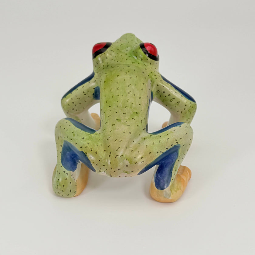 Soapstone Frog, Red Eyed Tree Frog, 6