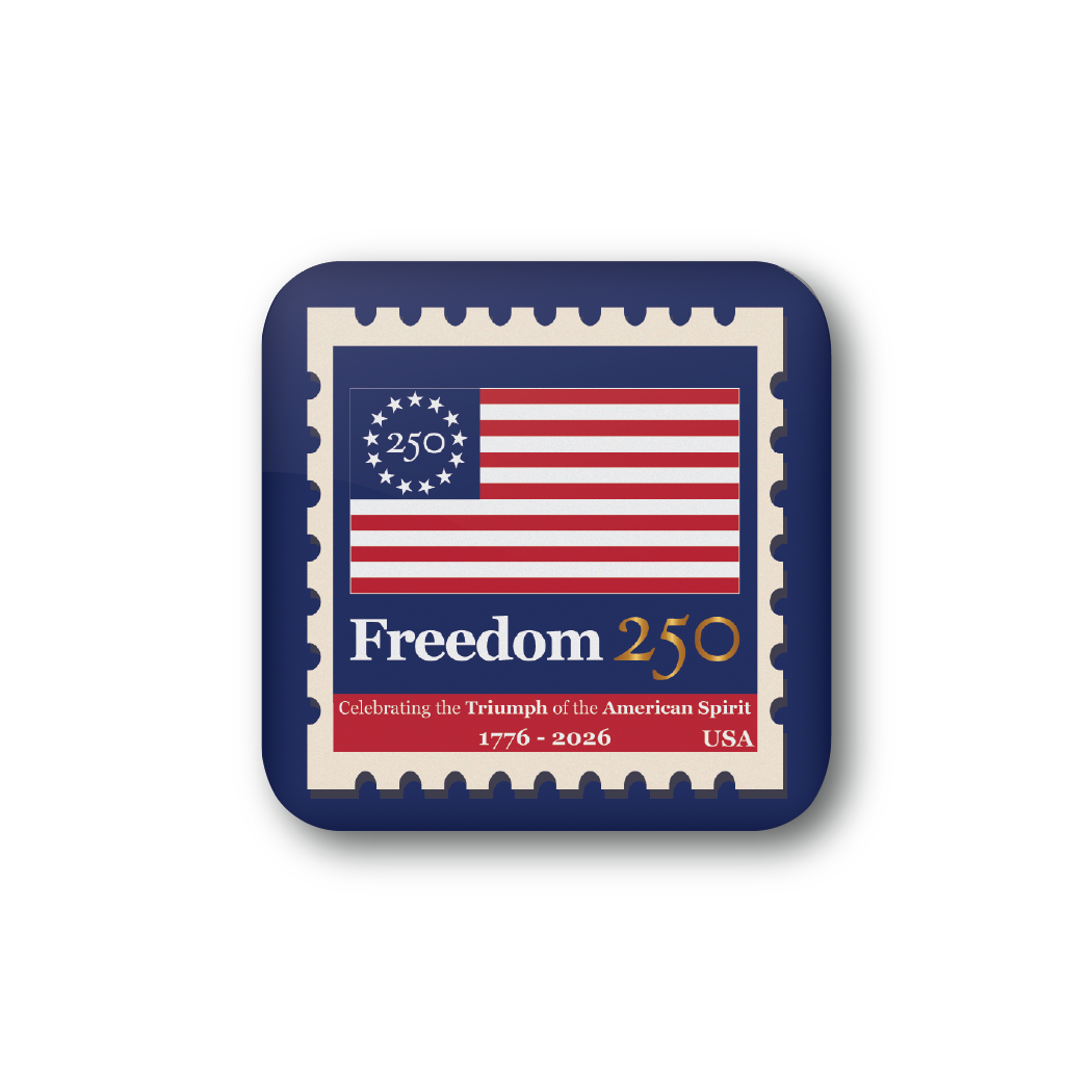 Freedom 250 Blue Stamp