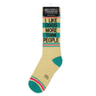 I Like Dogs More Than People Gym Crew Socks