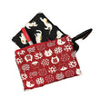 Black or Red Cat Zipper Pouch - Pencil Case, Make Up Bag, Cosmetic case