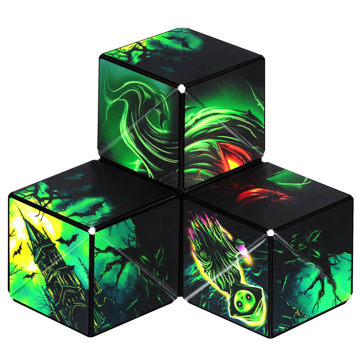 Shashibo Ghastly Jack Magnetic Puzzle Cube