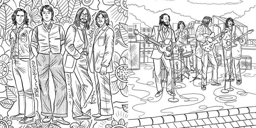 Beatles Coloring Book-Adult Coloring Book by IglooBooks