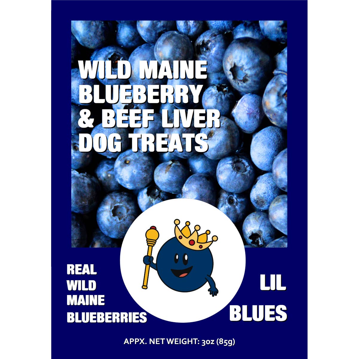 Lil Blues - Wild Maine Blueberry and Beef Liver Dog Treats