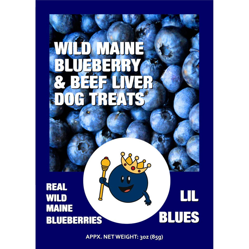 Lil Blues - Wild Maine Blueberry and Beef Liver Dog Treats
