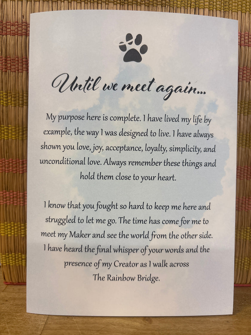 Dog Speak Sympathy Card Collection