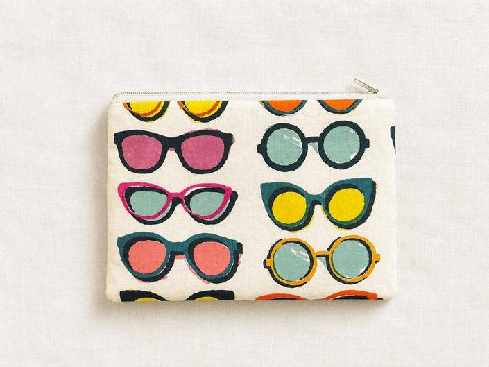 Make Up Bag, Cosmetic Case, Zipper Pouch, Coin Purse, Floral Pouch: Zippered Cosmetic Bag, Sunglasses Pouch, Back to School Supply