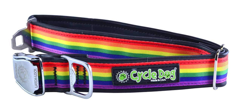 Rainbow Pride Dog Collar