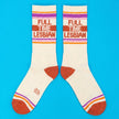 Full Time Lesbian Gym Crew Socks