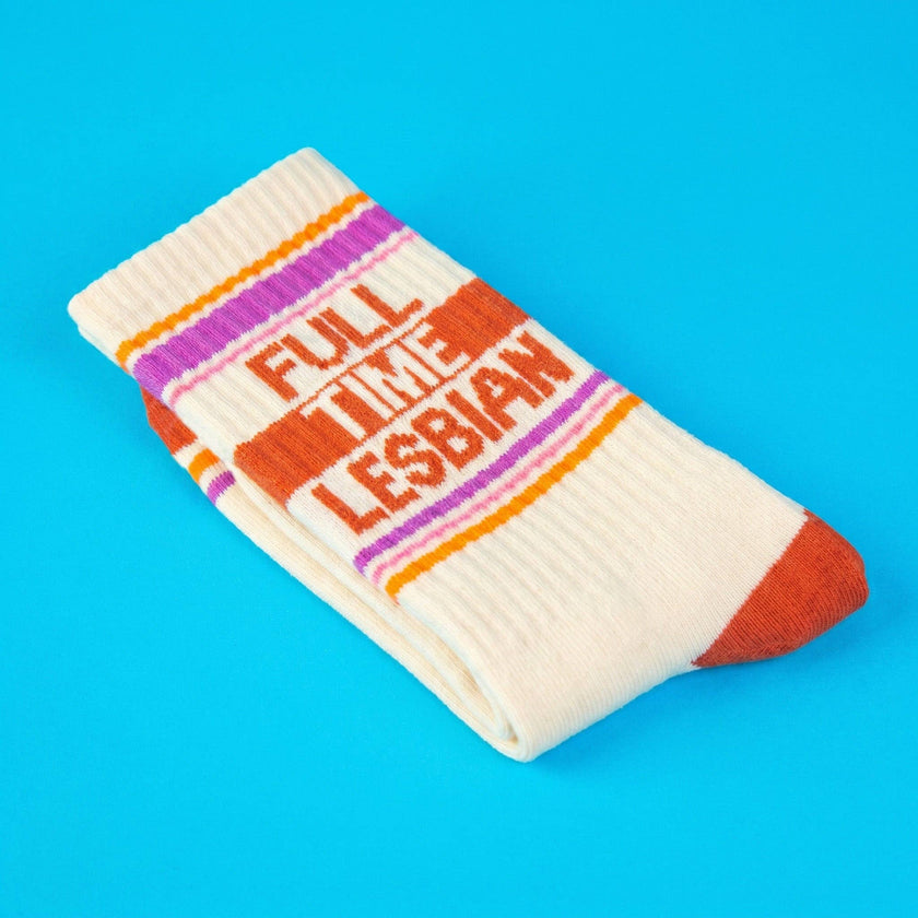 Full Time Lesbian Gym Crew Socks