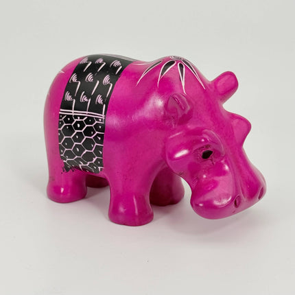 Soapstone Hippopotomus, Realistic 4