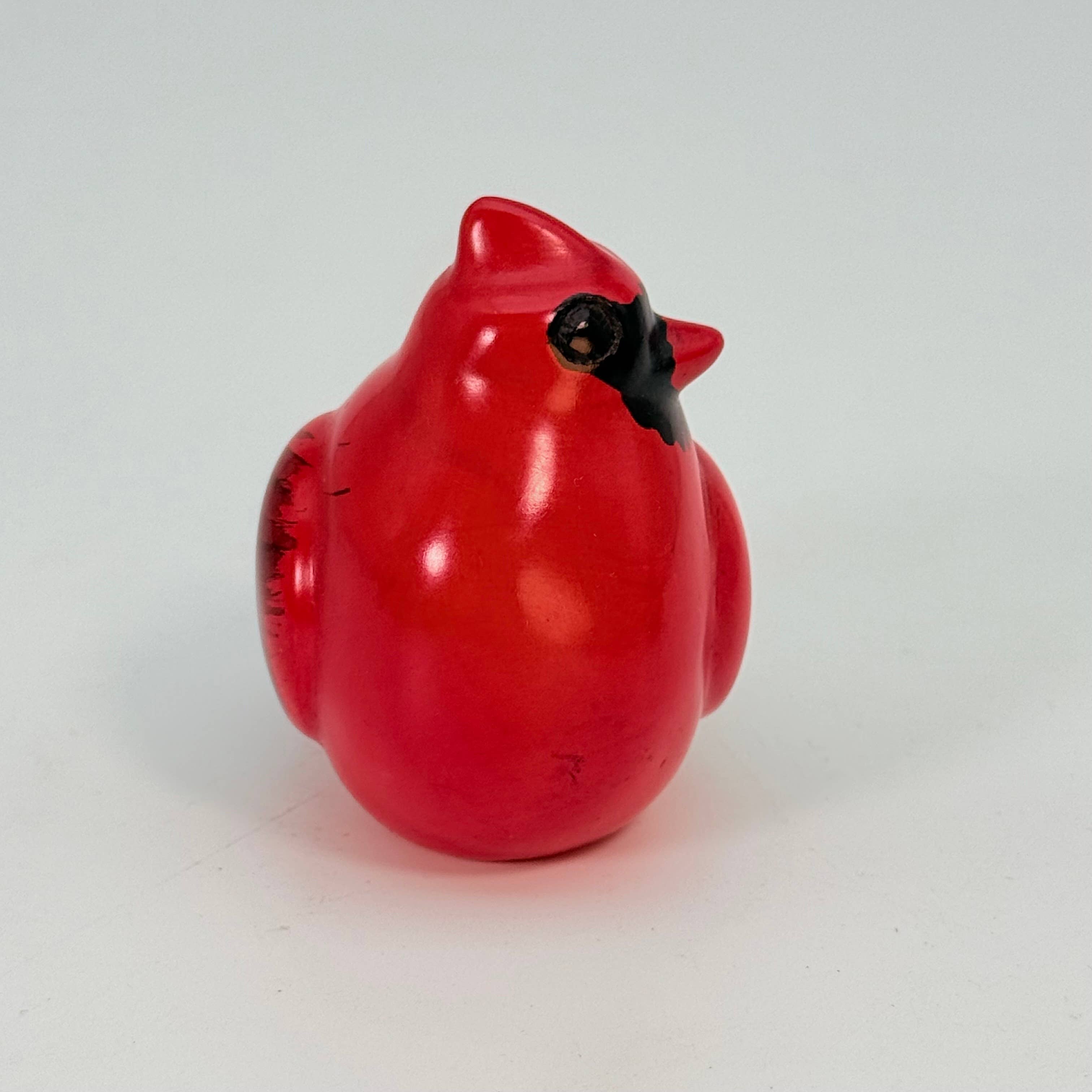 Soapstone Bird, Red Cardinal, Male, 3.5
