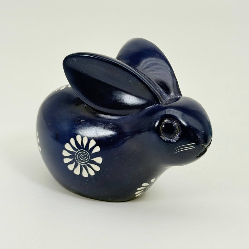 Soapstone Rabbit, Nestled  4.25